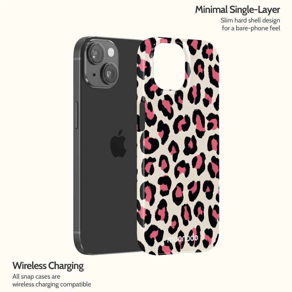 Petal Leopard - iPhone 15 Case