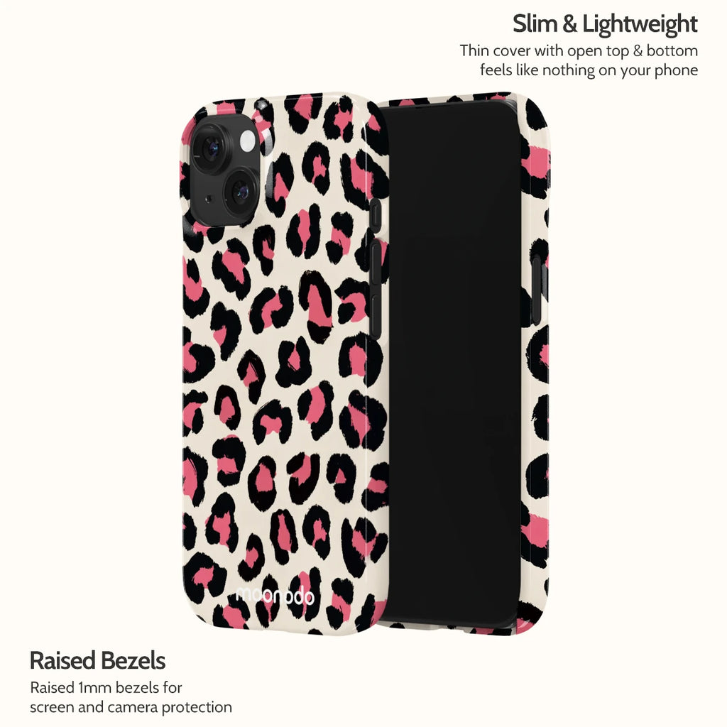 Petal Leopard - iPhone 15 Case
