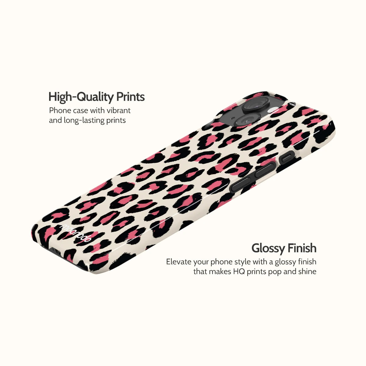 Petal Leopard - iPhone 15 Case