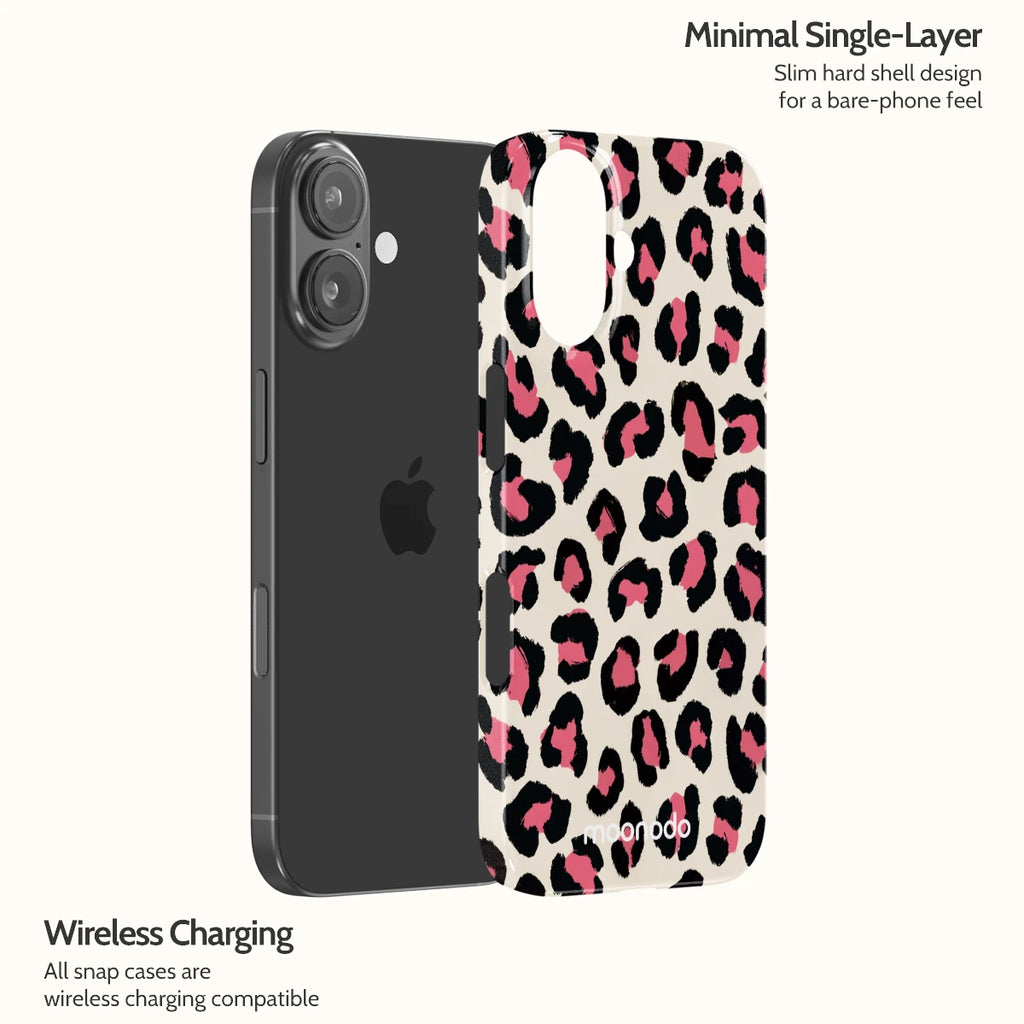 Petal Leopard - iPhone 16 Case