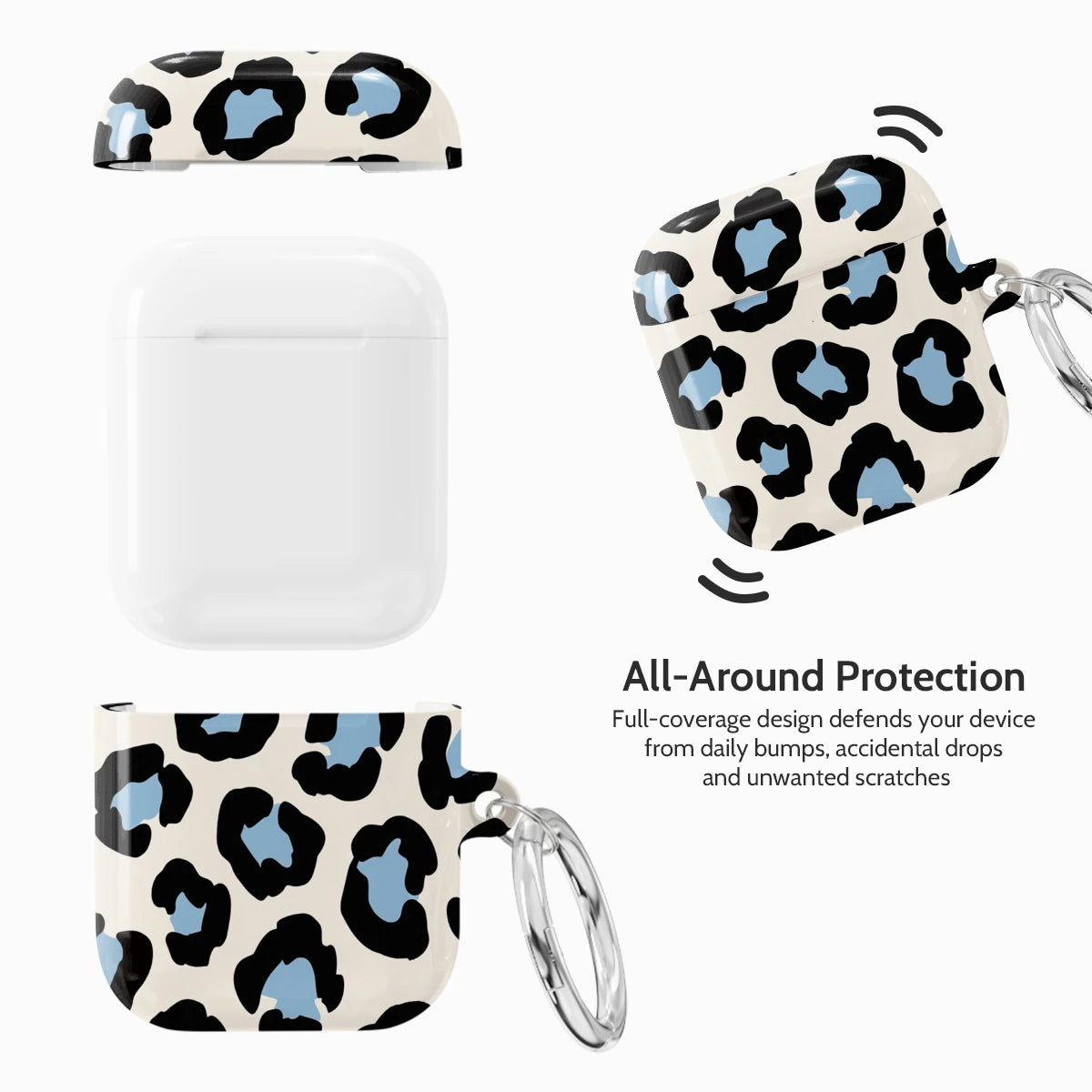 Frost Leopard - AirPods 1 & 2 Case