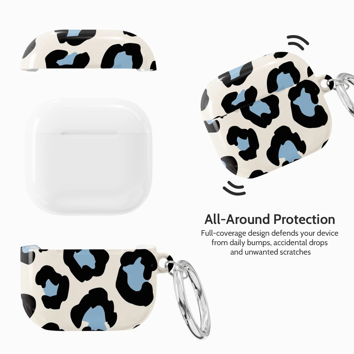Frost Leopard - AirPods 4 Case