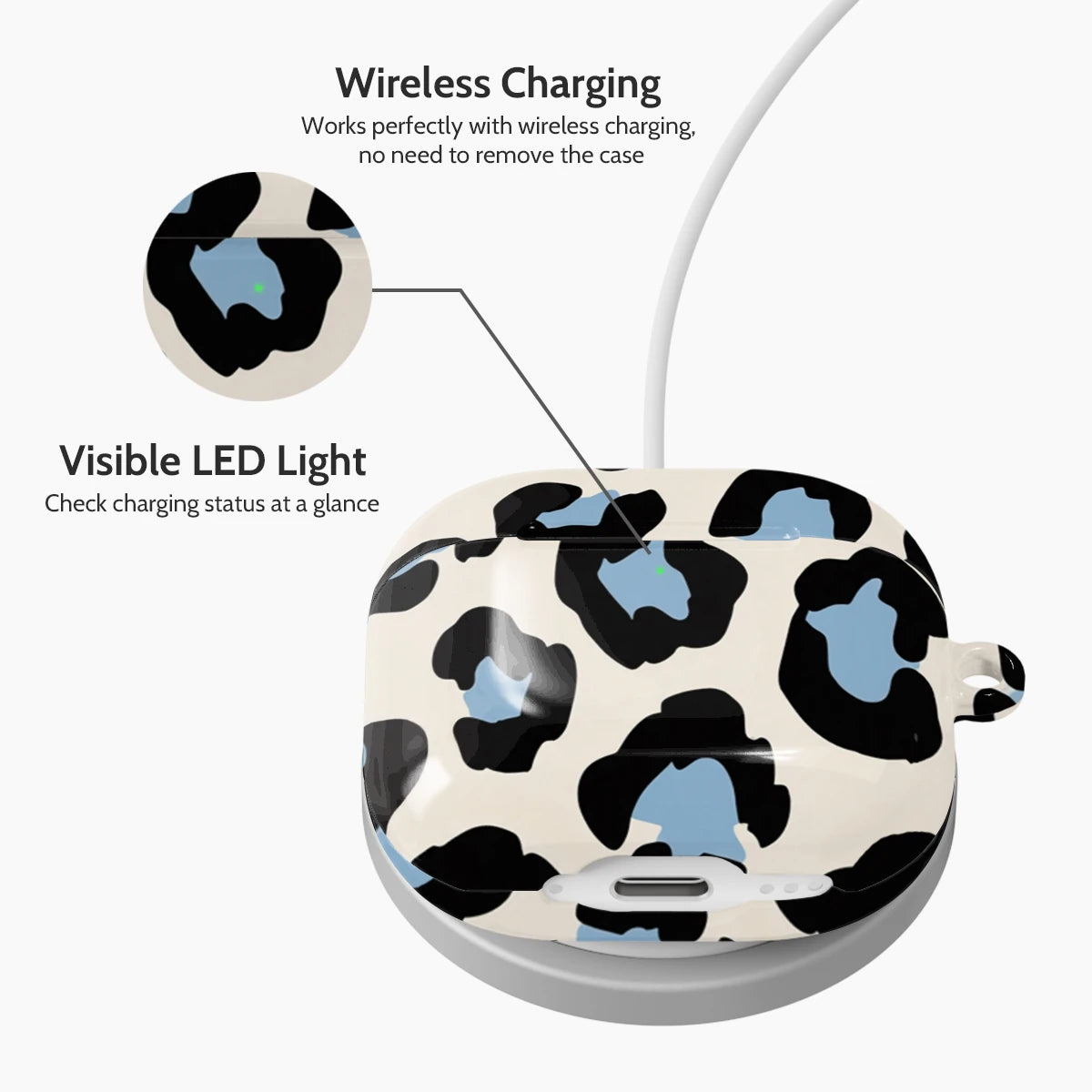 Frost Leopard - AirPods 4 Case
