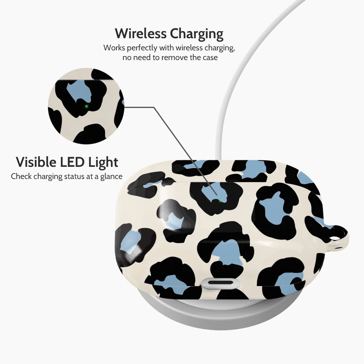 Frost Leopard - AirPods Pro 1 Case