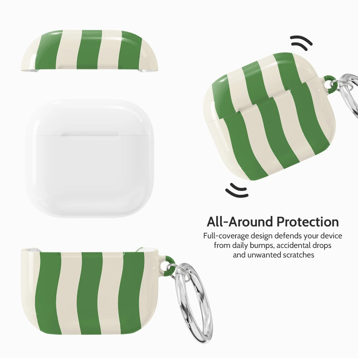 Olive Sway - AirPods 4 Case