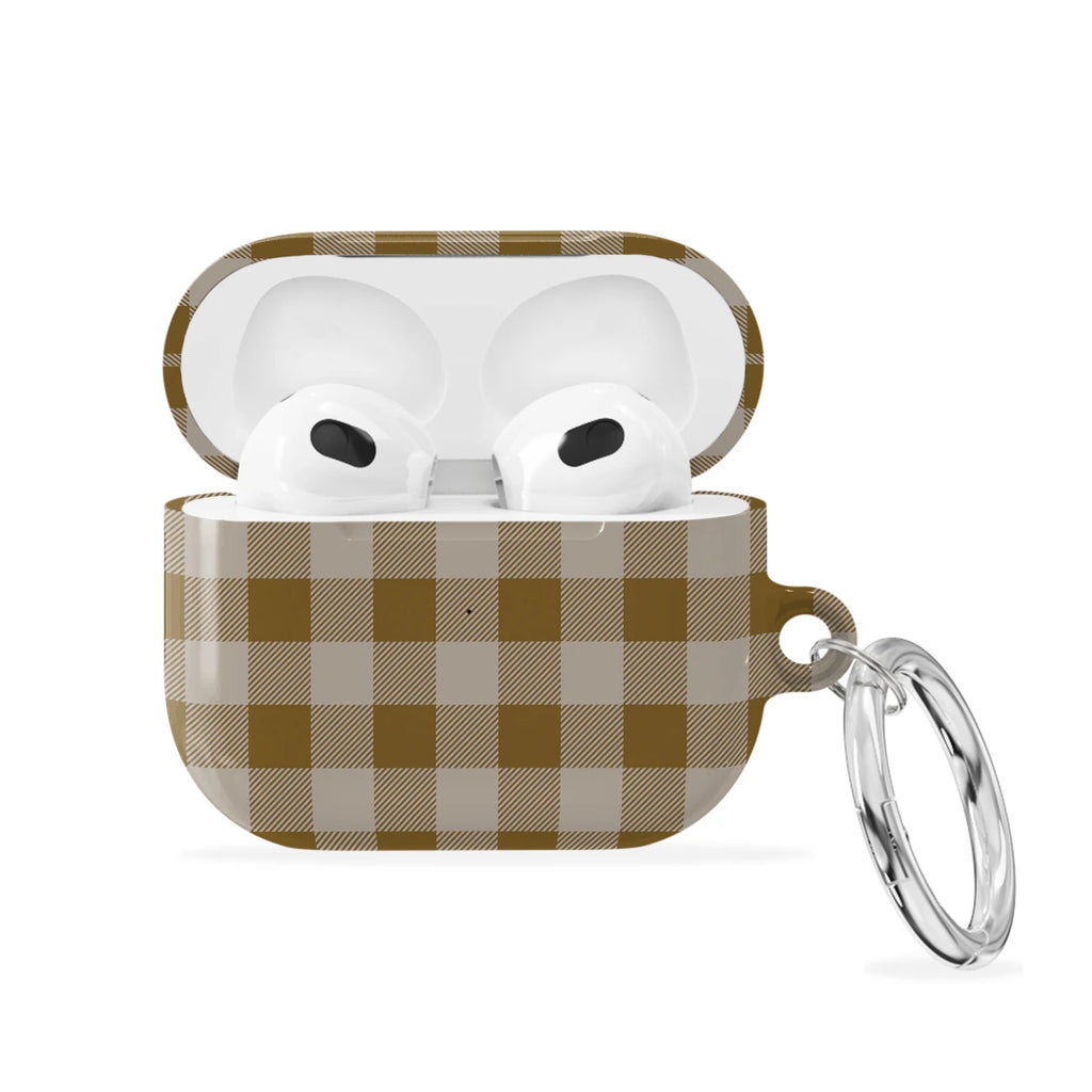 Olive Gingham - AirPods 3 Case