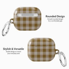 Olive Gingham - AirPods 3 Case