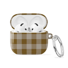 Olive Gingham - AirPods 4 Case