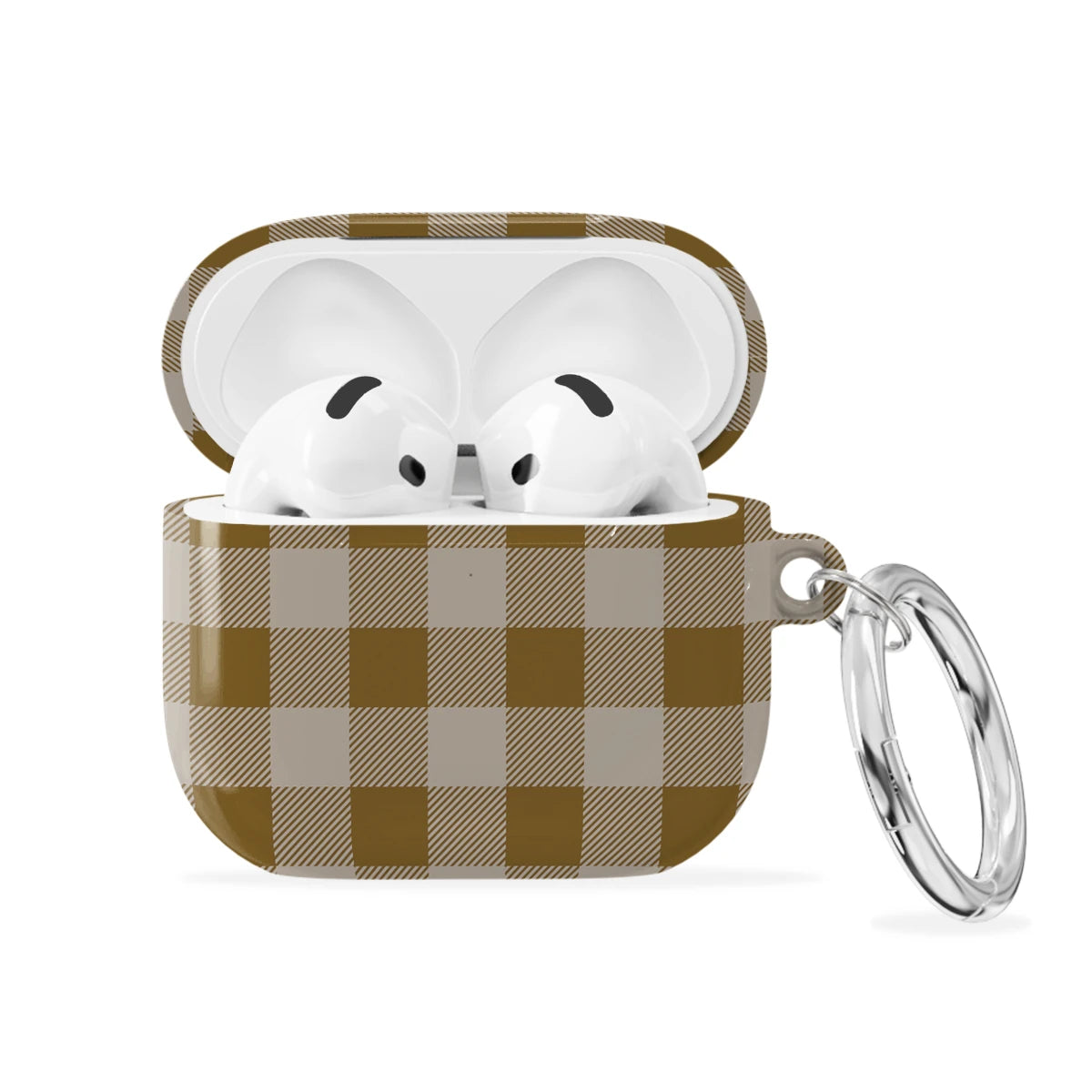 Olive Gingham - AirPods 4 Case