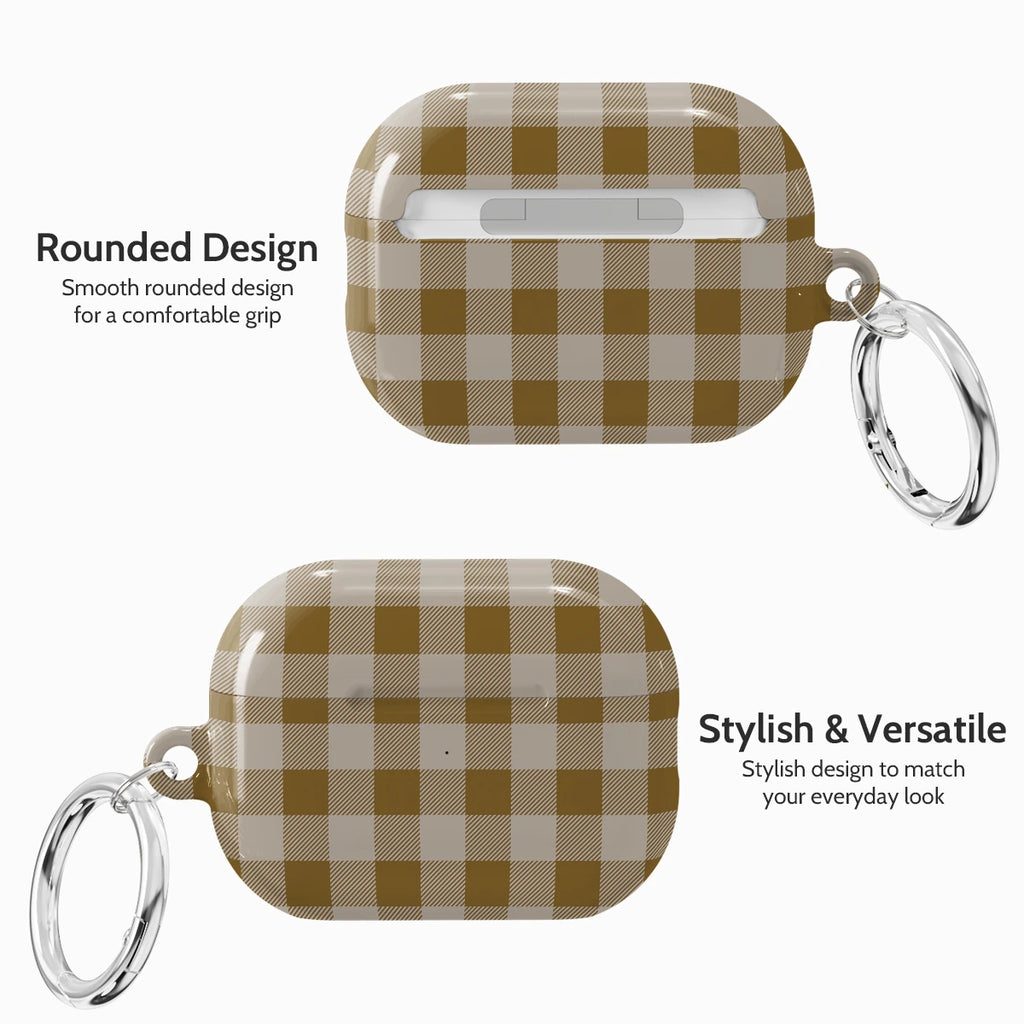 Olive Gingham - AirPods Pro 2 Case