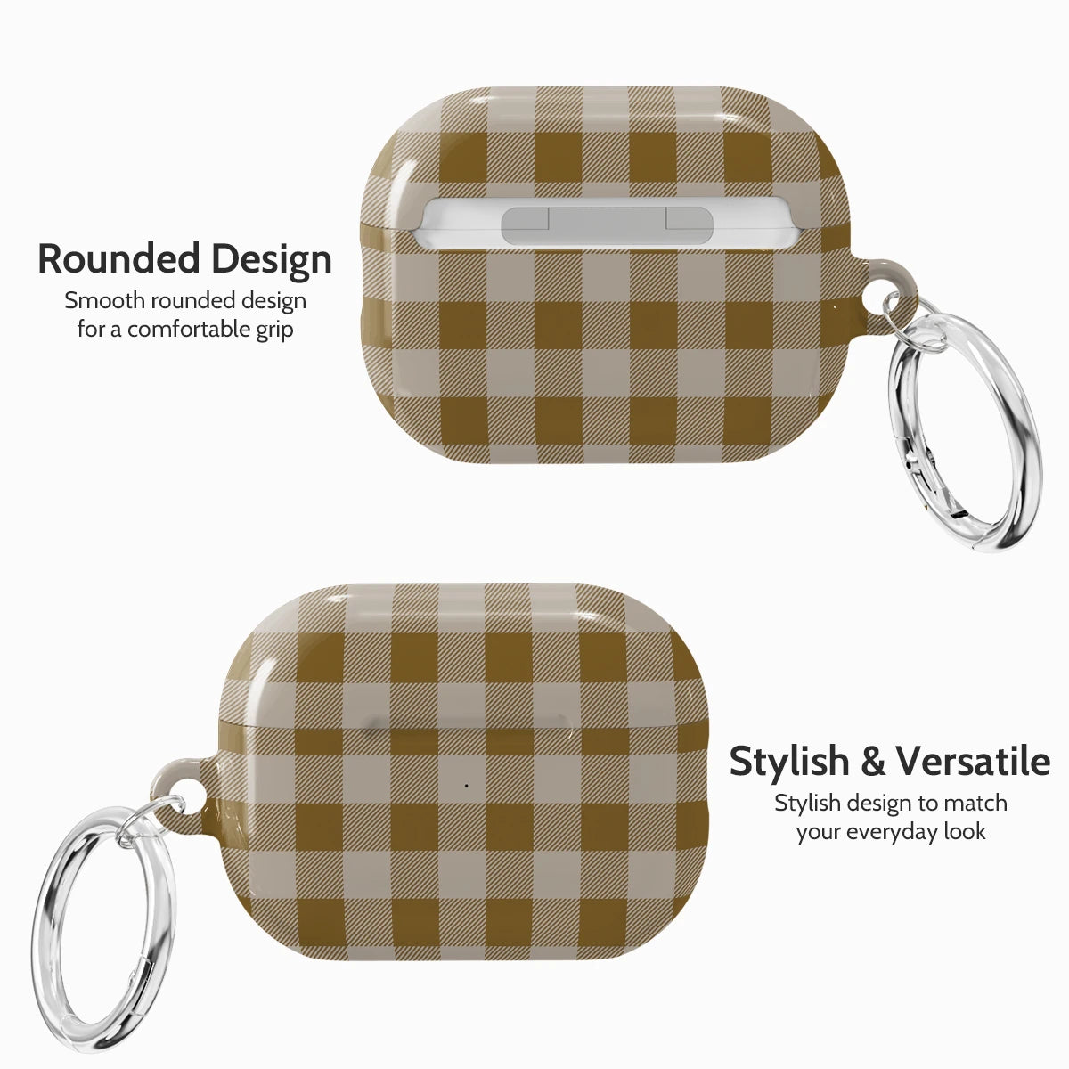Olive Gingham - AirPods Pro 2 Case
