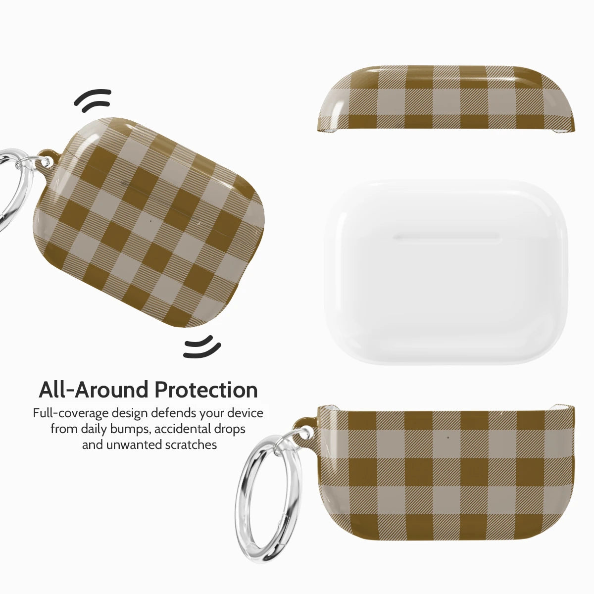 Olive Gingham - AirPods Pro 3 Case