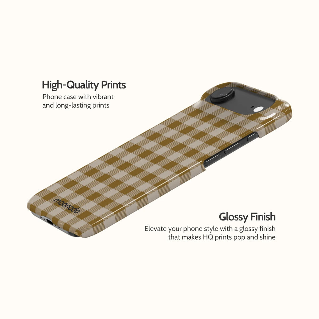 Olive Gingham - iPhone 17 Air Case
