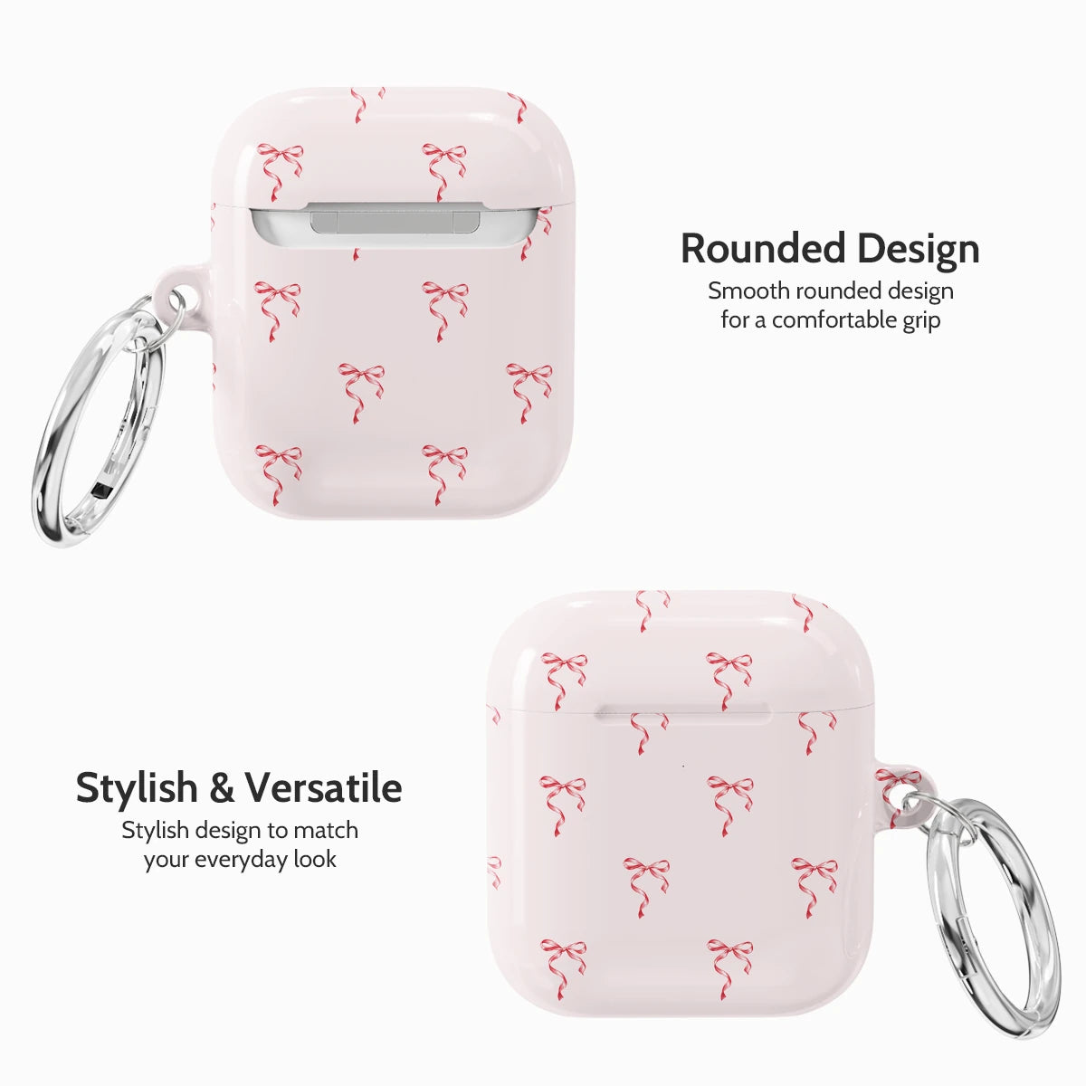Blush Bows - AirPods 1 & 2 Case