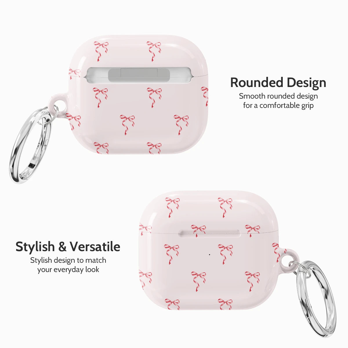 Blush Bows - AirPods 3 Case