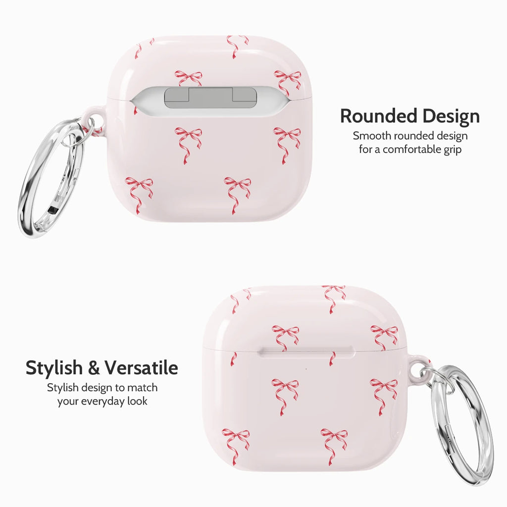 Blush Bows - AirPods 4 Case
