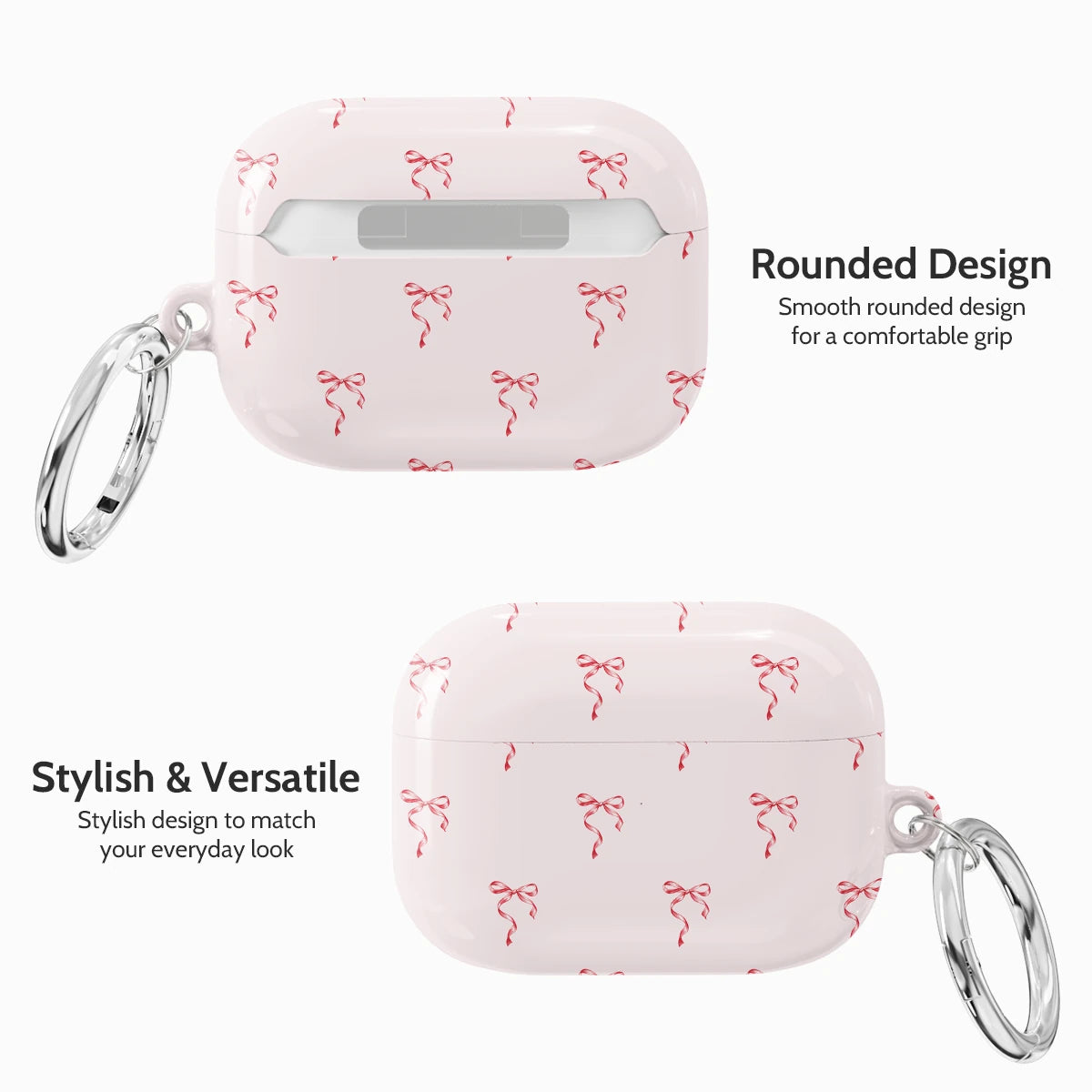 Blush Bows - AirPods Pro 1 Case