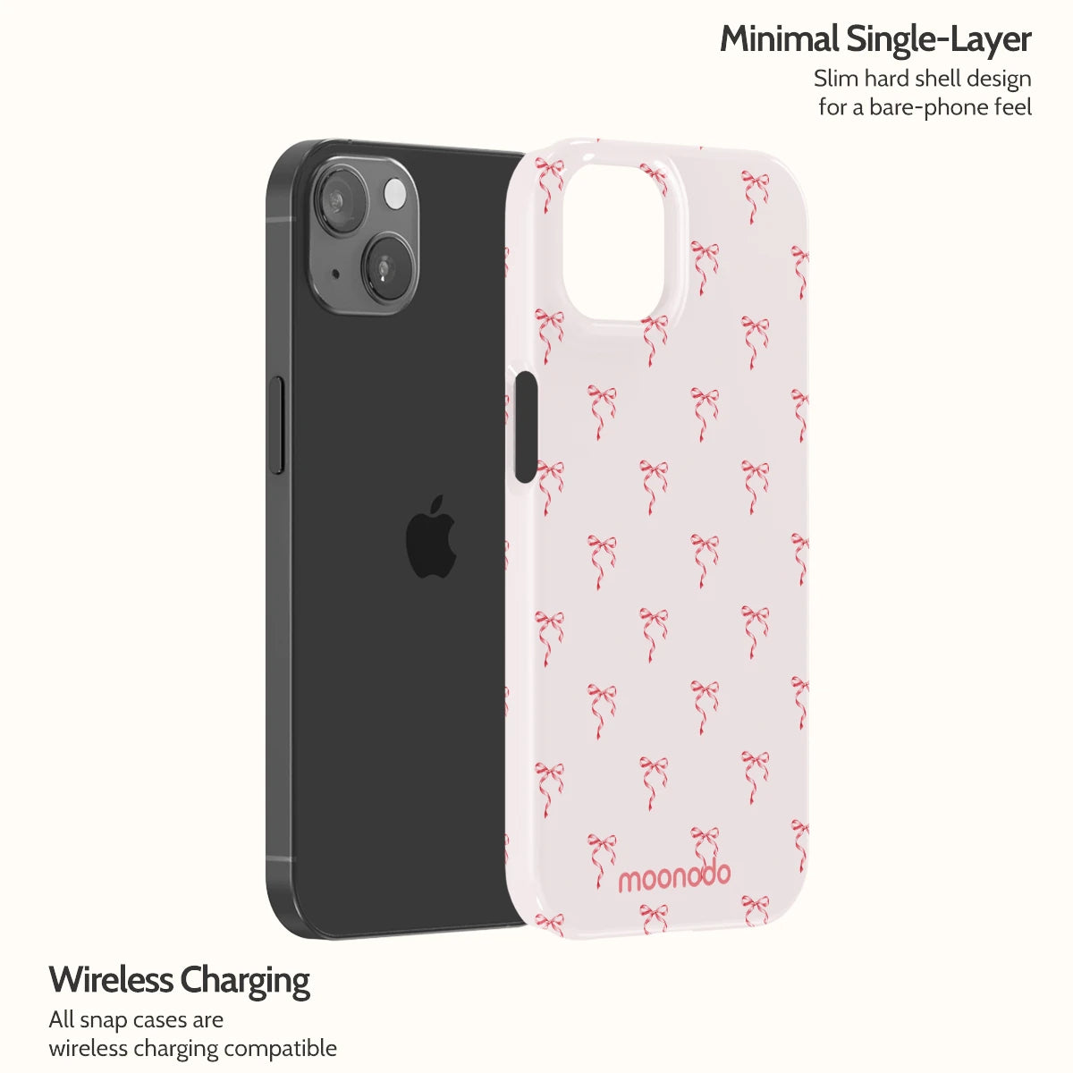 Blush Bows - iPhone 13 Case