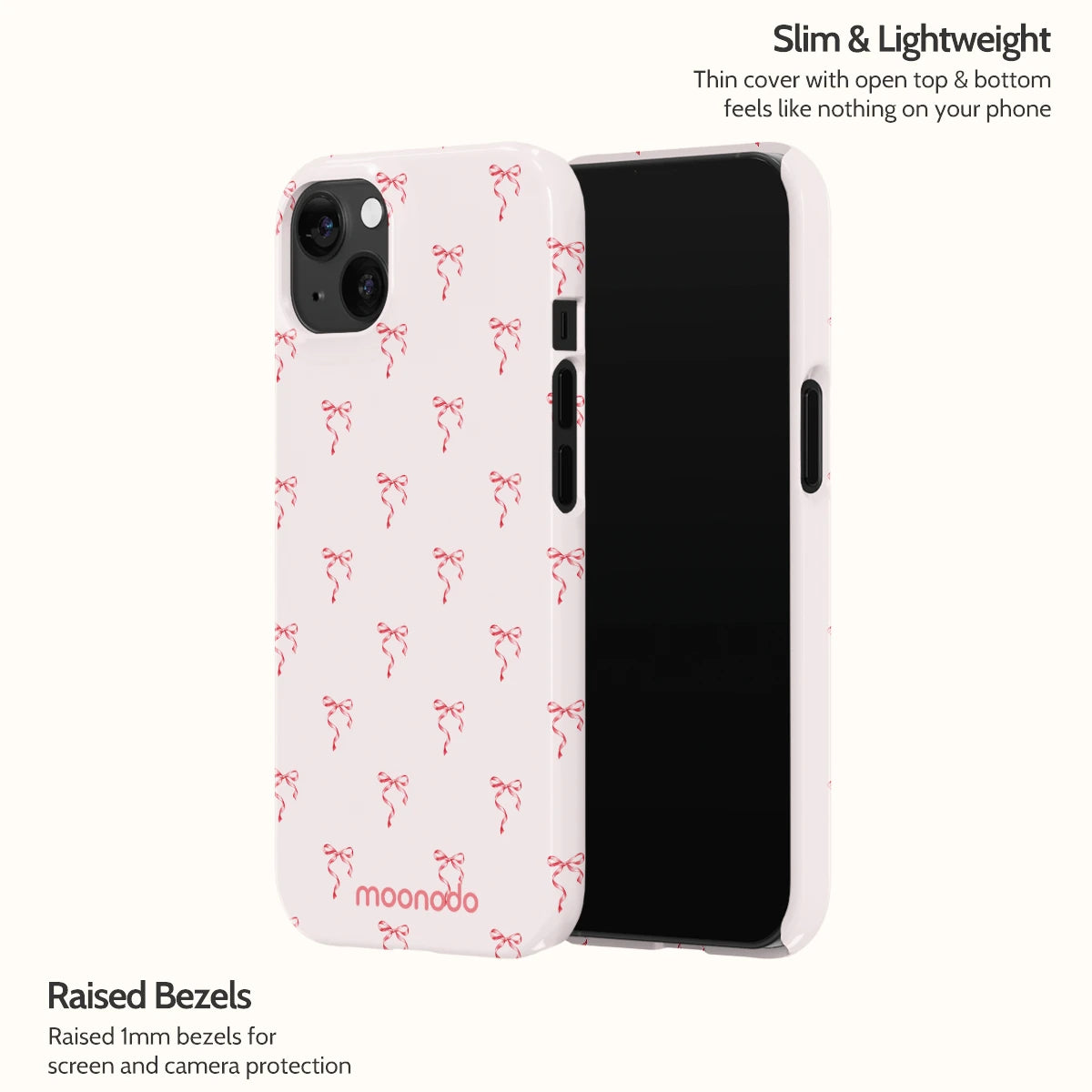 Blush Bows - iPhone 13 Case