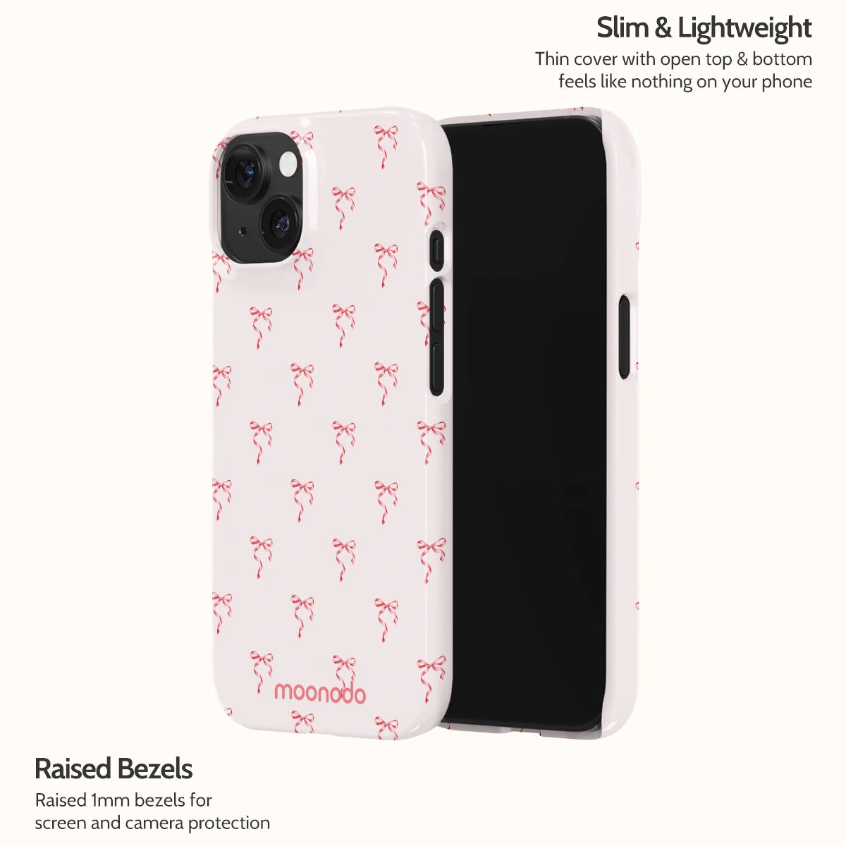 Blush Bows - iPhone 15 Case