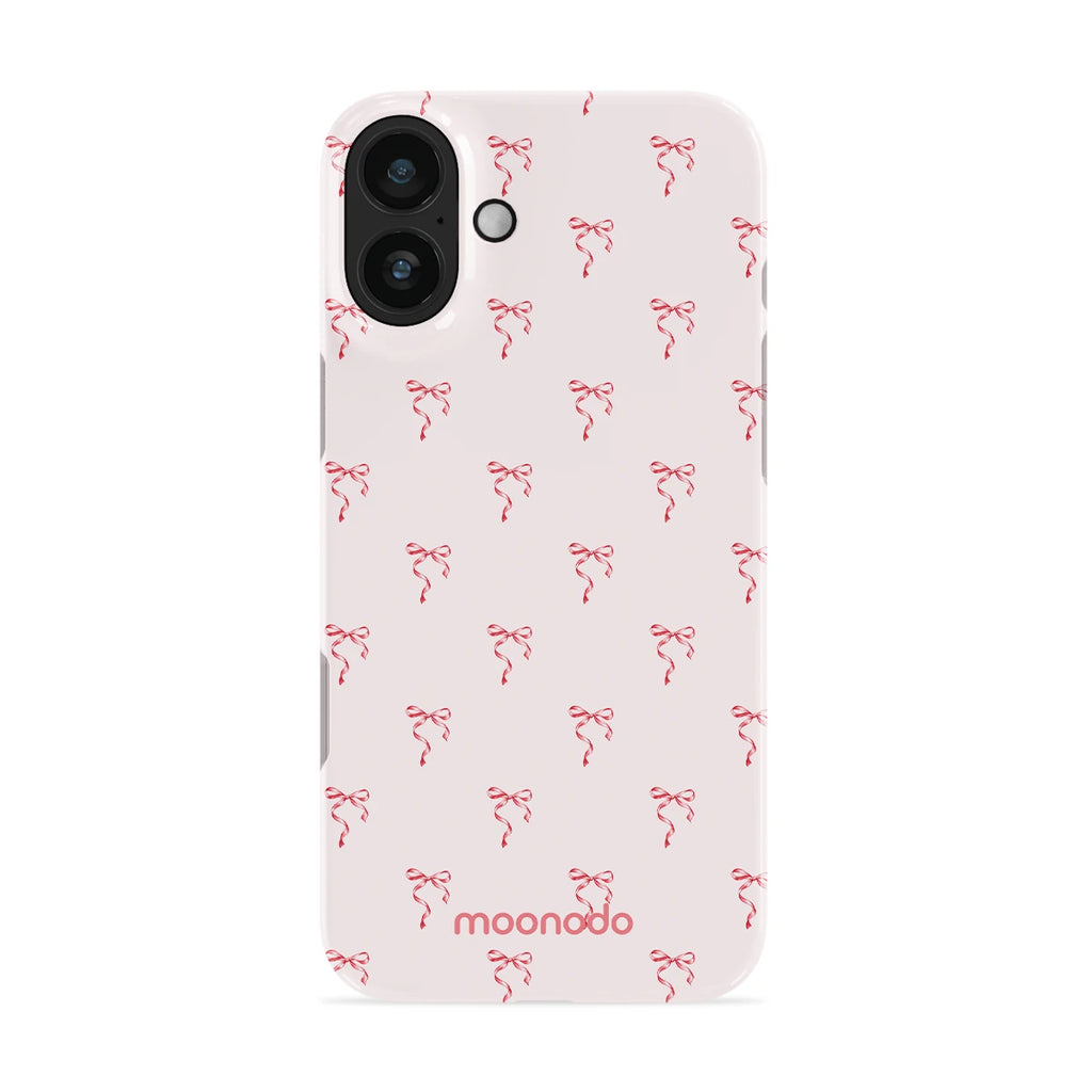 Blush Bows - iPhone 16 Plus Case