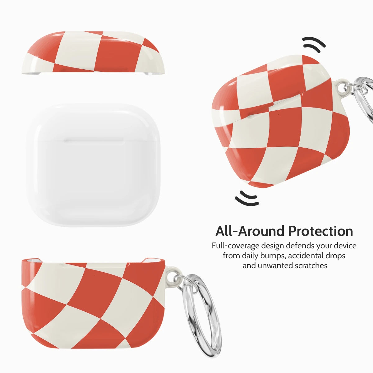 Scarlet Spin - AirPods 4 Case
