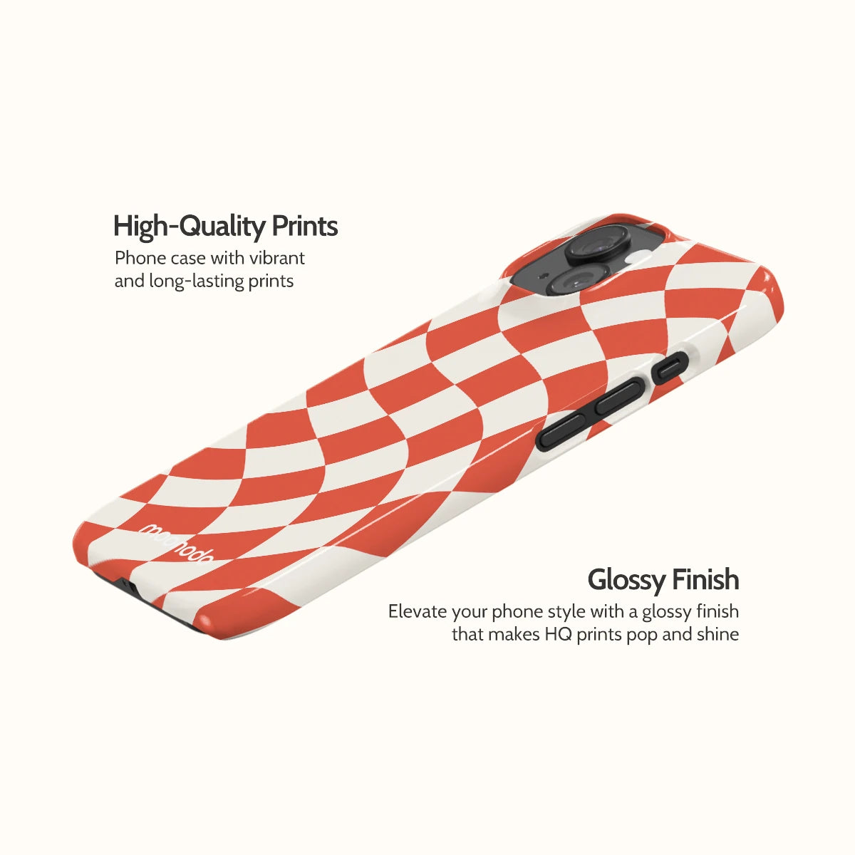 Scarlet Spin - iPhone 15 Case