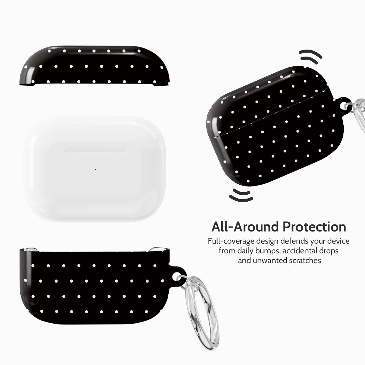 Noir Pinpoint - AirPods Pro 1 Case