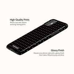 Noir Pinpoint - iPhone 11 Case