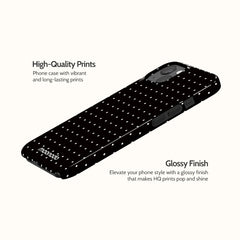 Noir Pinpoint - iPhone 13 Case