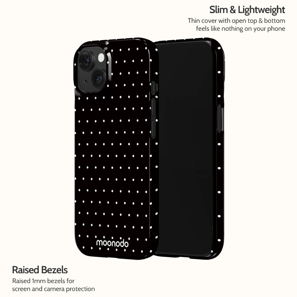 Noir Pinpoint - iPhone 15 Case