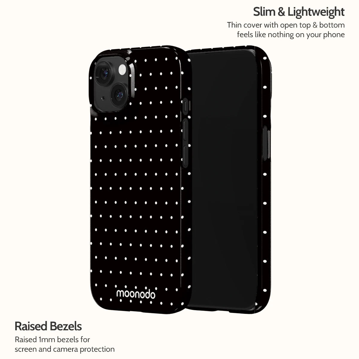 Noir Pinpoint - iPhone 15 Case