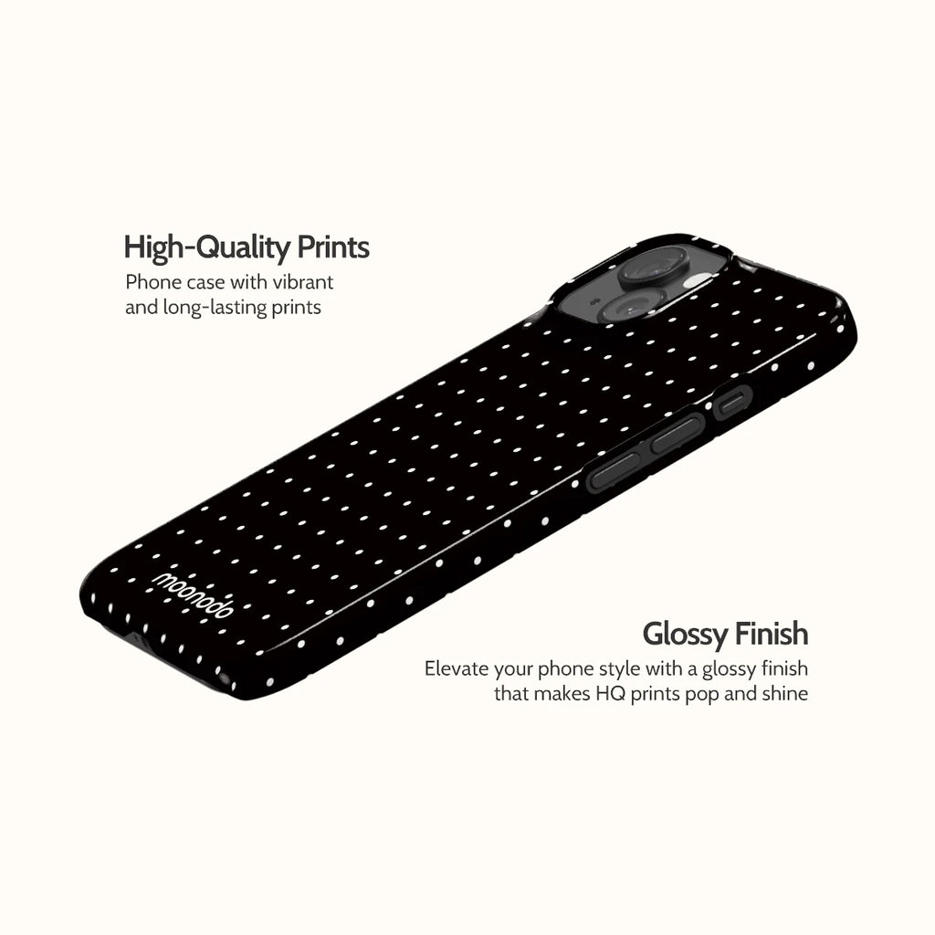 Noir Pinpoint - iPhone 15 Case