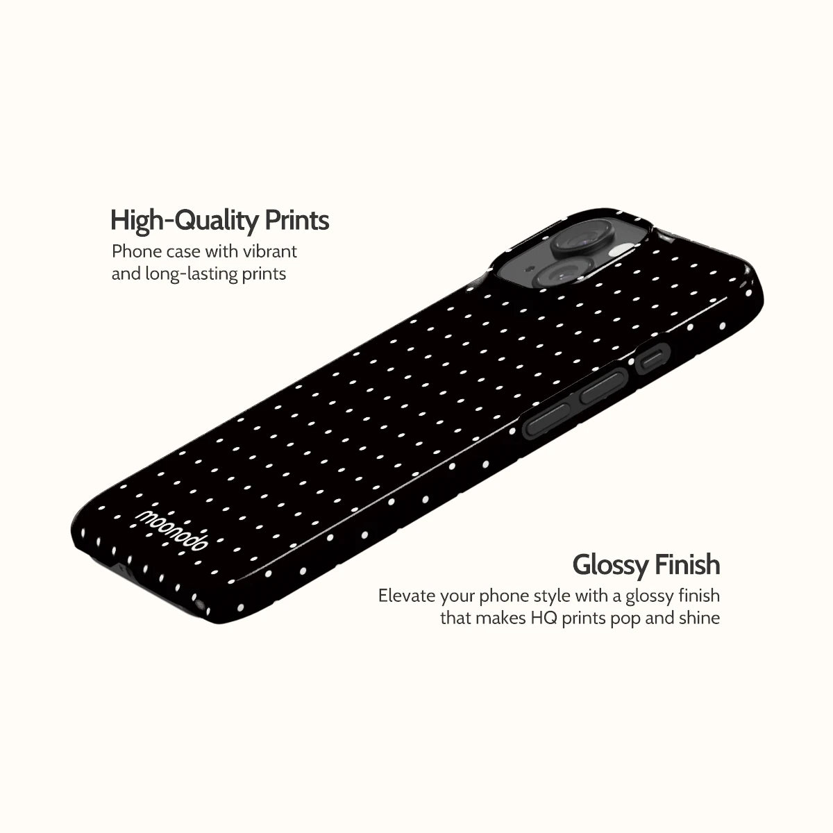 Noir Pinpoint - iPhone 15 Case