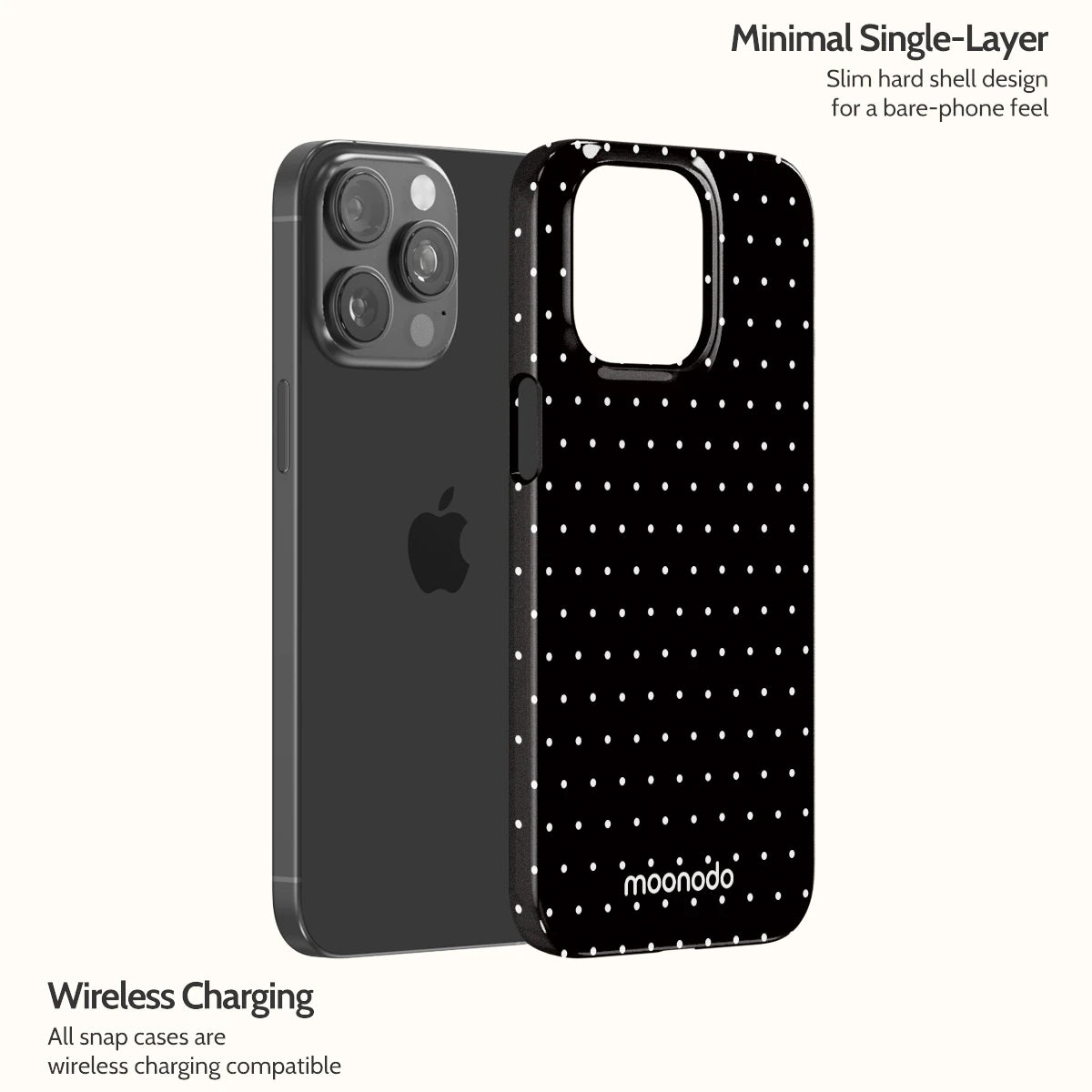 Noir Pinpoint - iPhone 15 Pro Max Case