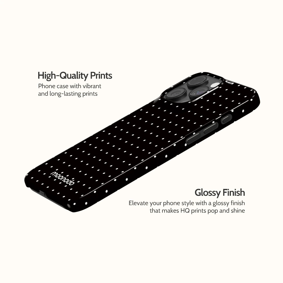 Noir Pinpoint - iPhone 15 Pro Max Case