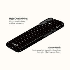 Noir Pinpoint - iPhone 16 Case