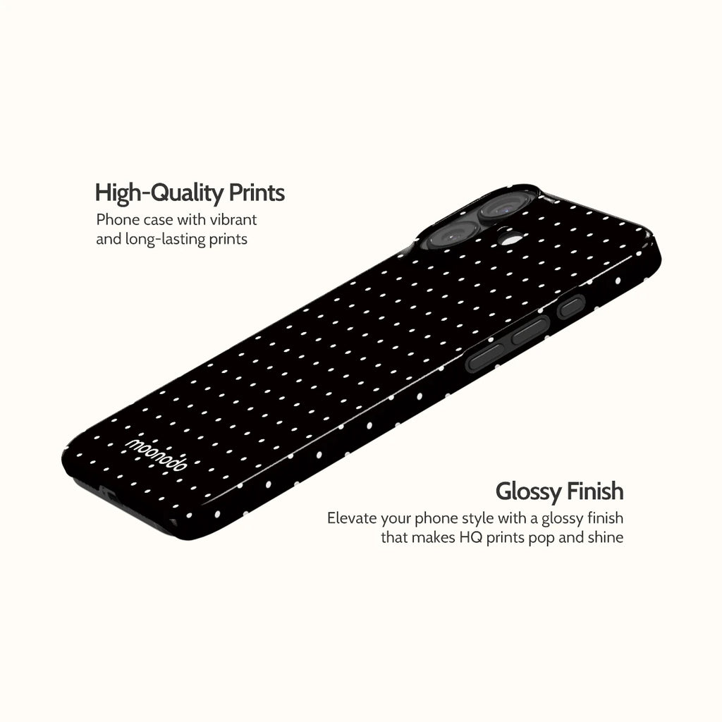 Noir Pinpoint - iPhone 16 Plus Case
