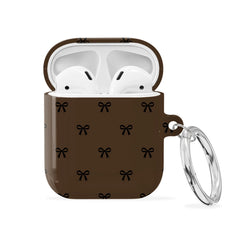 Espresso Bows - AirPods 1 & 2 Case