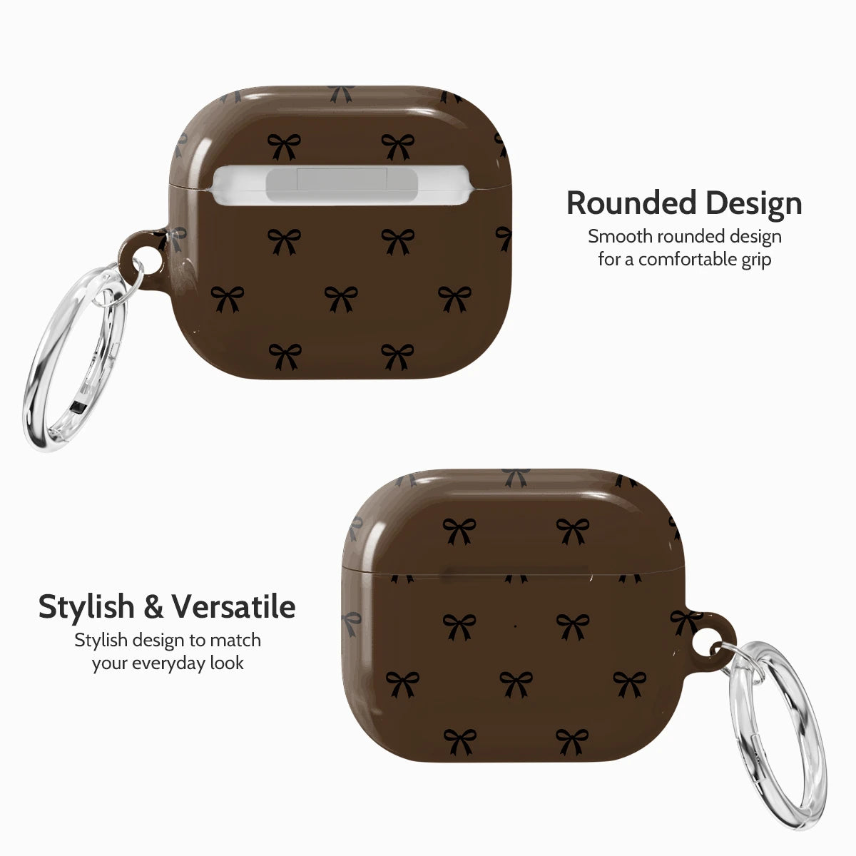 Espresso Bows - AirPods 3 Case