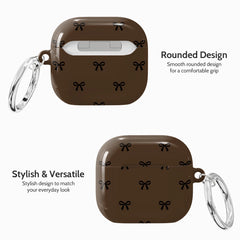 Espresso Bows - AirPods 4 Case