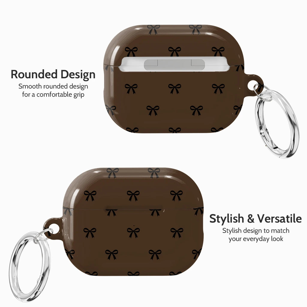 Espresso Bows - AirPods Pro 2 Case