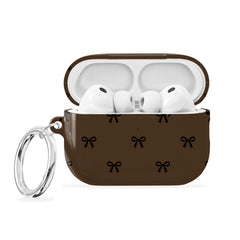 Espresso Bows - AirPods Pro 3 Case