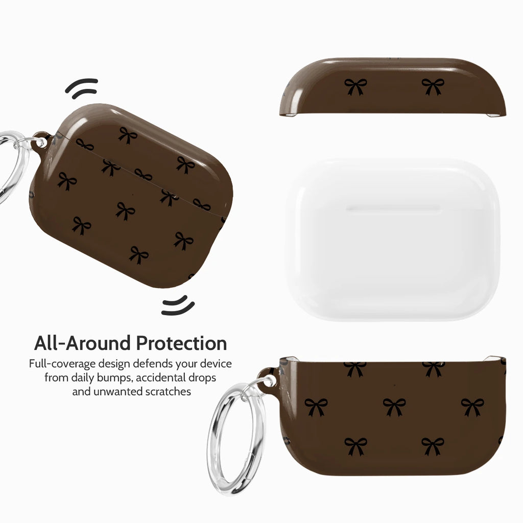 Espresso Bows - AirPods Pro 3 Case