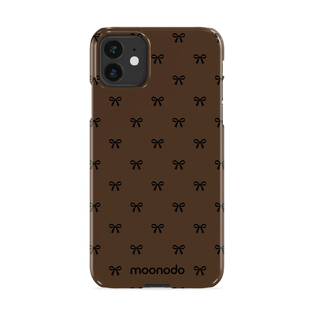 Espresso Bows - iPhone 11 Case