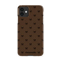 Espresso Bows - iPhone 11 Case