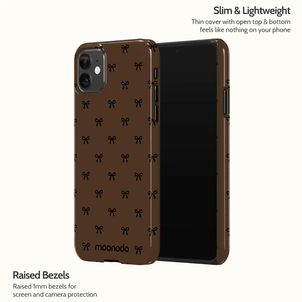 Espresso Bows - iPhone 11 Case