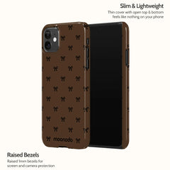 Espresso Bows - iPhone 11 Case