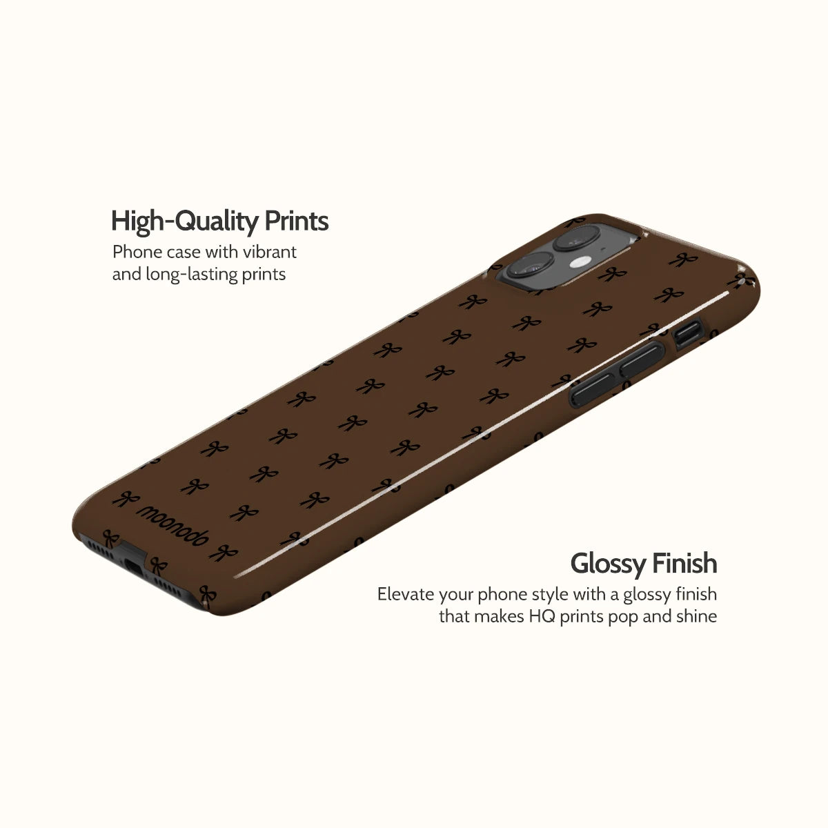 Espresso Bows - iPhone 11 Case
