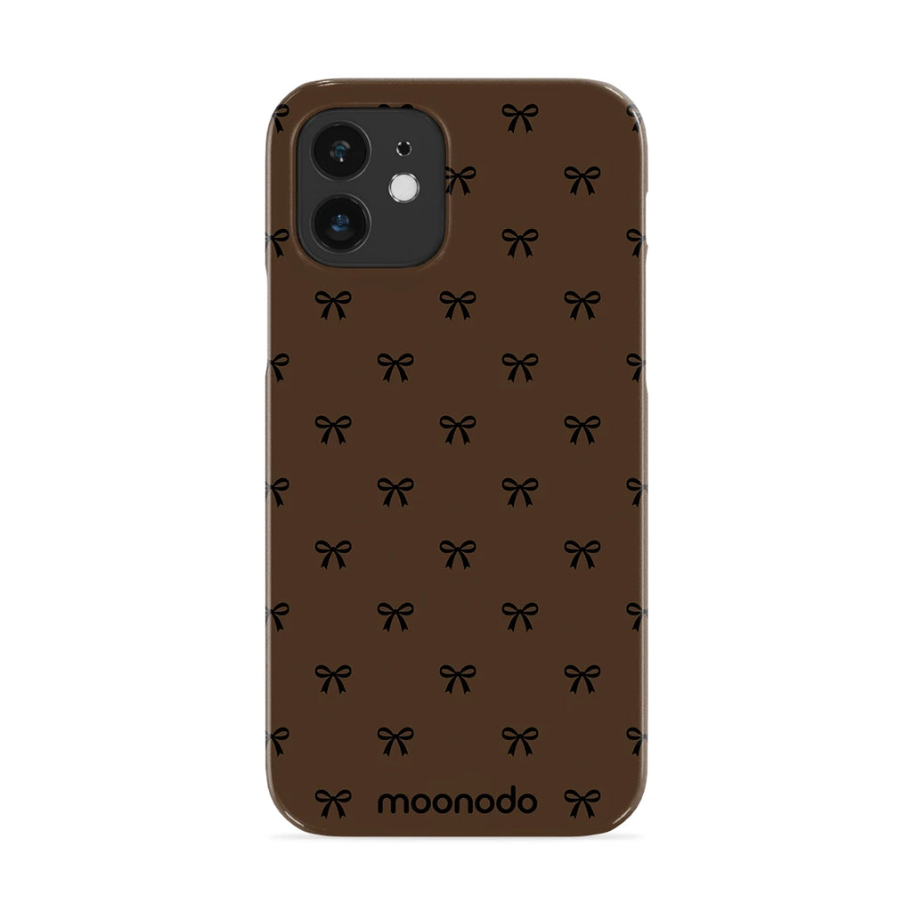 Espresso Bows - iPhone 12 Case